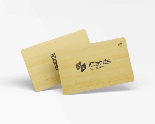 Carte en bois iCards