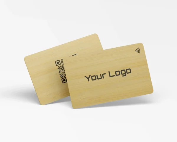 Personalized wood card