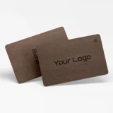 Personalized wood card