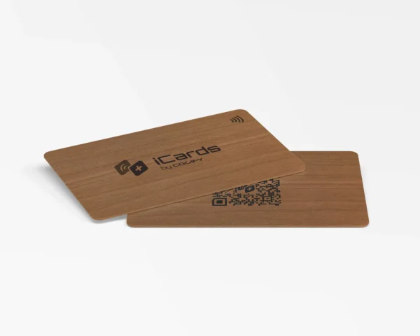 iCards wood card