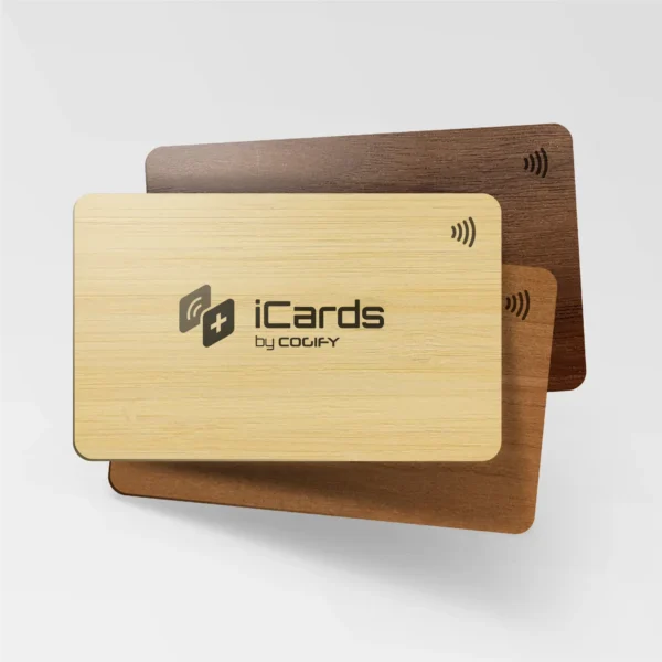 iCards wood card