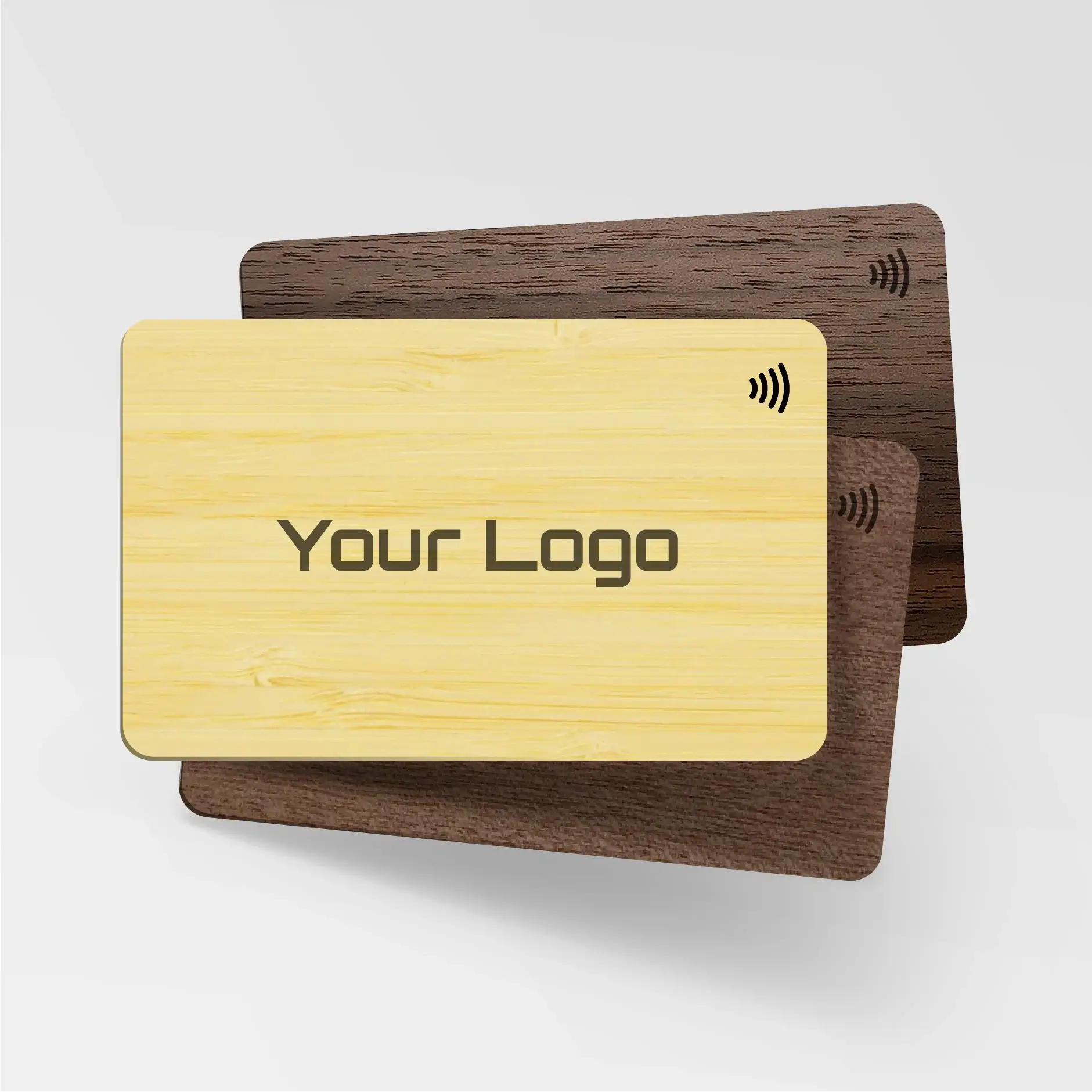 Personalized wood card
